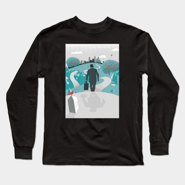 Amend Long Sleeve T-Shirt by Neil Webb | Illustrator